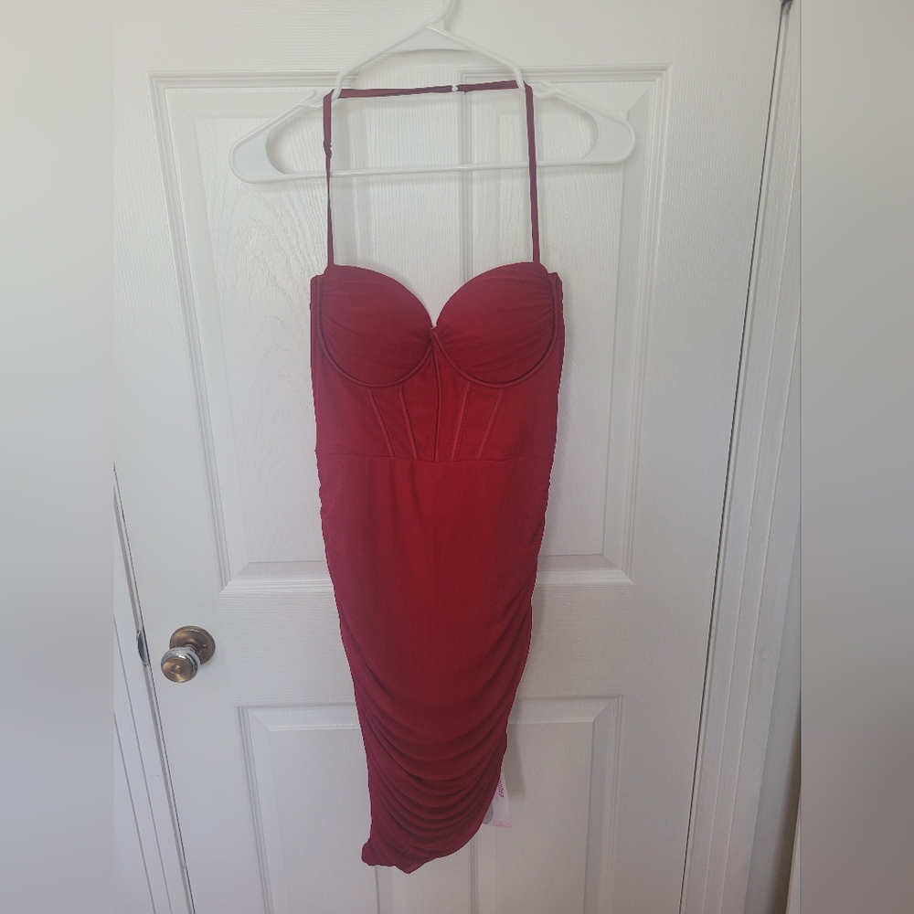 Red dress